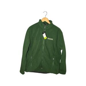 NWT Crossland Forest Green Fleece Zip-Up Jacket
